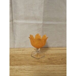 Westmoreland Glass Orange Peel 4768 Pedestal Sherbet Ice Cream Dish